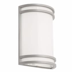 9W LED Ventura Outdoor Wall Sconce, 1000 lm, 120V-277V, 3000K, Gray