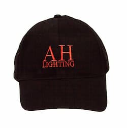 Black w/Red Logo Baseball Cap