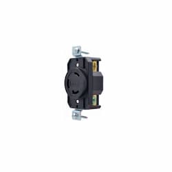 30A Locking Receptacle, 2-Pole, 3-Wire, 125V