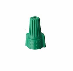 Wire Connector, Winged, Green, Bulk
