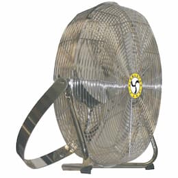 Airmaster 18-in High Velocity Swiveling Fan w/ Yoke Mount, 115V, 3-Speed