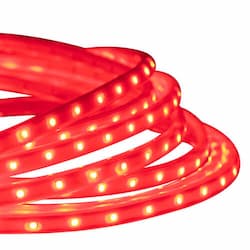 Red 13.2 Foot 120V  8.8W Per Foot LED Tape-Rope Light Kit