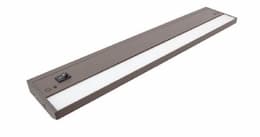 American Lighting 18-in 6W LED Linear Undercabinet Light, Dimmable, 375 lm, 120V, 3000K, Dark Bronze