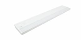 American Lighting 18-in 6W LED Linear Undercabinet Light, Dimmable, 415 lm, 120V, 3000K, White