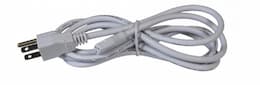 6-ft Grounded Power Cord For LED Complete Series, White