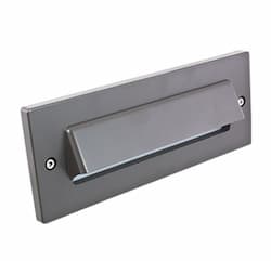 Bronze Horizontal Scoop Faceplate for BB-LED Step Light Series