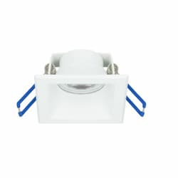 2-in 5.5W Square LED Downlight, 0-10V Dimmable, 400 lm, 120V, 3000K, White