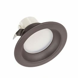 Dark Bronze, 9.5W 4 Inch Round LED Downlight, 2700K, Dimmable