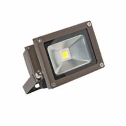 10W Panorama Pro COB LED Floodlight, Dark Bronze, 4500K