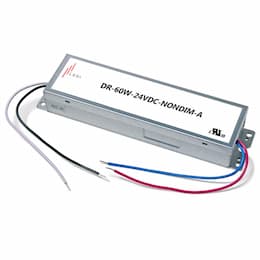 60W Max Load, 120-277V AC Input Voltage, 24V DC Ouput Driver