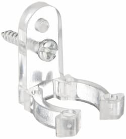 Rope Light Mounting Clips with Screws For Flexbrite LED Ropes