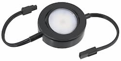 4.3W MVP LED Bulk Puck Light Kit, Dimmable, 200 lm, 120V, 2700K, Black