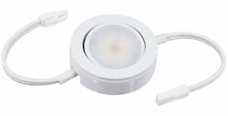 American Lighting 4.3W MVP LED Bulk Puck Light Kit, Dimmable, 230 lm, 120V, 2700K, White