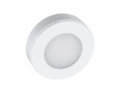 2.8W Round Omni LED Puck Light, 135 lm, 24V, Tunable CCT, White