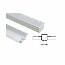 Coupler for Mini Flange Slot Extrusion, 135 Degree, Exterior Face