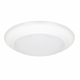 4-in 9W Quick Disc Surface Mount, 650 lm, 120V, Selectable CCT, White