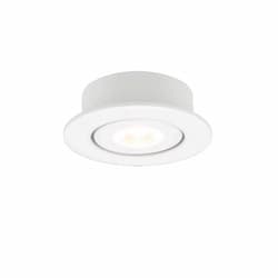 1W RMS Swivel Mini LED Recessed Spotlight, Dimmable, 75 lm, 12V, 3000K, White