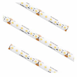 65.6-ft 1.47W/ft Max Run Tape Light, IP54, 110 lm, 24V, 3000K