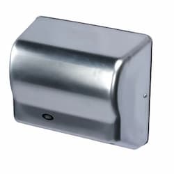 1500W Global GX Series Hand Dryer, 12 Amp, 110V-120V, Stainless Steel