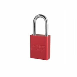 Safety Aluminum Padlock, Red