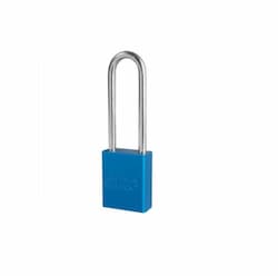 5 Pin Blue High Visibility Aluminum Padlocks