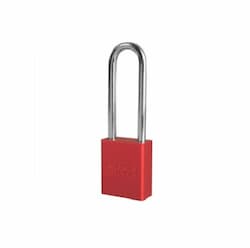 American Lock Red Solid Aluminum Padlock