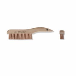 10-in Scratch Brush w/ Shoe Handle, 4 X 16 Rows