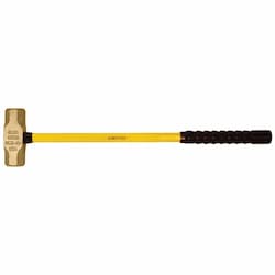 Ampco Safety Sledge Hammer with Fiberglass Handle, 5 lb Head Weight