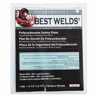 4" X 5" Clear Polycarbonate Safety Anchor Plates