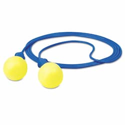 Yellow Push Ins Corded Foam Ear Plugs