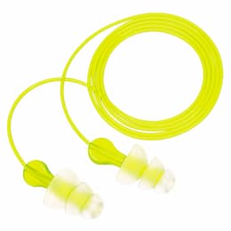 AO Safety 26 dB Tri-Flange Corded Earplugs