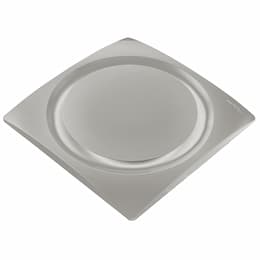 120 CFM Slim Fit Bathroom Fan w/ Humidity Sensor, Satin Nickel, 0.7 Sones