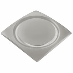 24W Slim Fit Bathroom Fan, 200 CFM, Satin Nickel