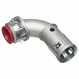 3/8-in Snap2It Connector, Single, Insulated, 90 Degree, .405 - .610