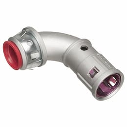 3/8-in Snap2It Connector, Single, Insulated, 90 Degree, .480 - .610