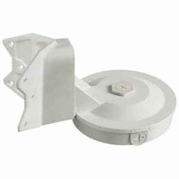 Versatile Mounting Box w/ Corner Mount Bracket, White