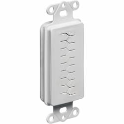 Cable Entry Device w/ Slotted Cover, White