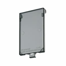 1-Gang InBox Replacement Cover, Vertical, Clear