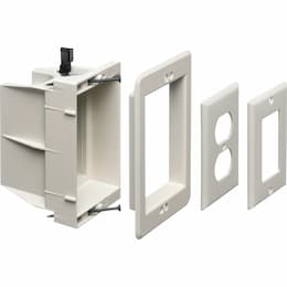 1-Gang Recessed Indoor InBox for New & Retrofit Construction, White