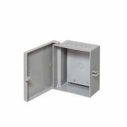 7-in x 8-in Heavy Duty Enclosure Box w/ Back Plate, Gray