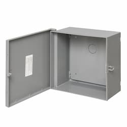 12-in x 12-in Heavy Duty Enclosure Box w/ Back Plate, Deep, Gray