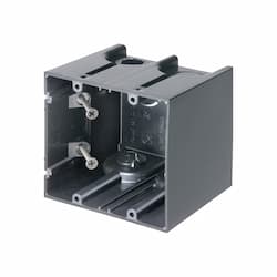 2-Gang One-Box Outlet Box, Vertical