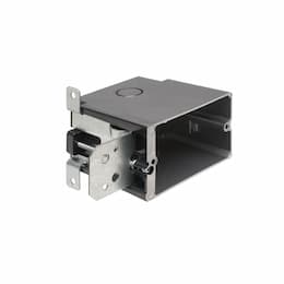 1-Gang Adjustable Outlet Box for New Construction, Horizontal