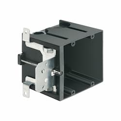 2-Gang Adjustable Outlet Box for New Construction