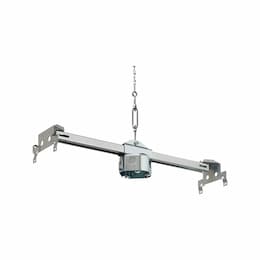 2-in Fan & Fixture Box Kit for Suspended Ceilings, Steel