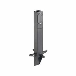 19.5-in Gard-N-Post Support for Outdoor Light Fixtures, Black