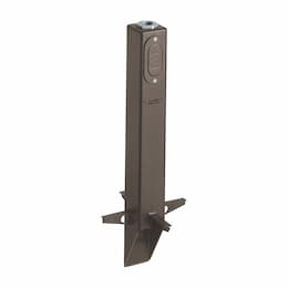 19.5-in Gard-N-Post Support for Outdoor Light Fixtures, Bronze