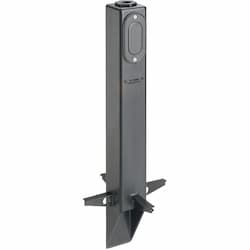 19.5-in Gard-N-Post Support for 3-Wire Outdoor Fixtures, Black