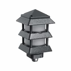 40W Gard-N-Post Pagoda Light w/o Bulb, Black