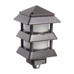 40W Gard-N-Post Pagoda Light w/o Bulb, Bronze